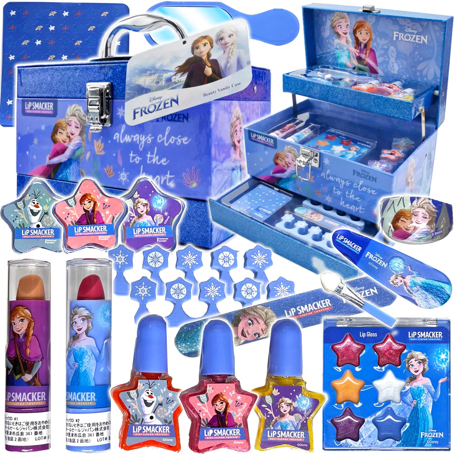 Amazon | キッズ コスメティック ビューティ バニティ ケース 四角