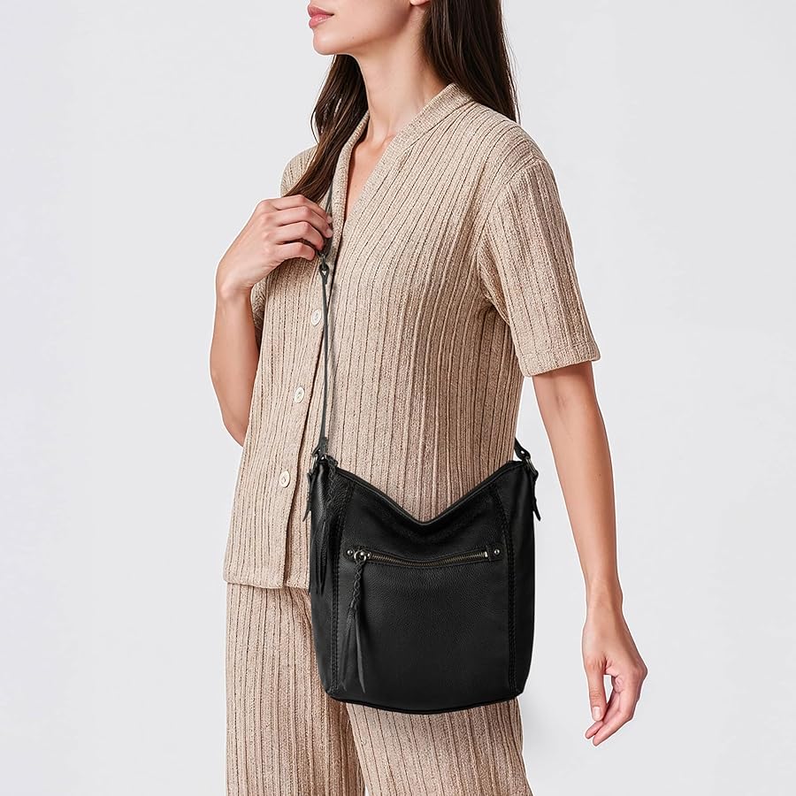 The Sak Ashland Leather Crossbody: Handbags: Amazon.com