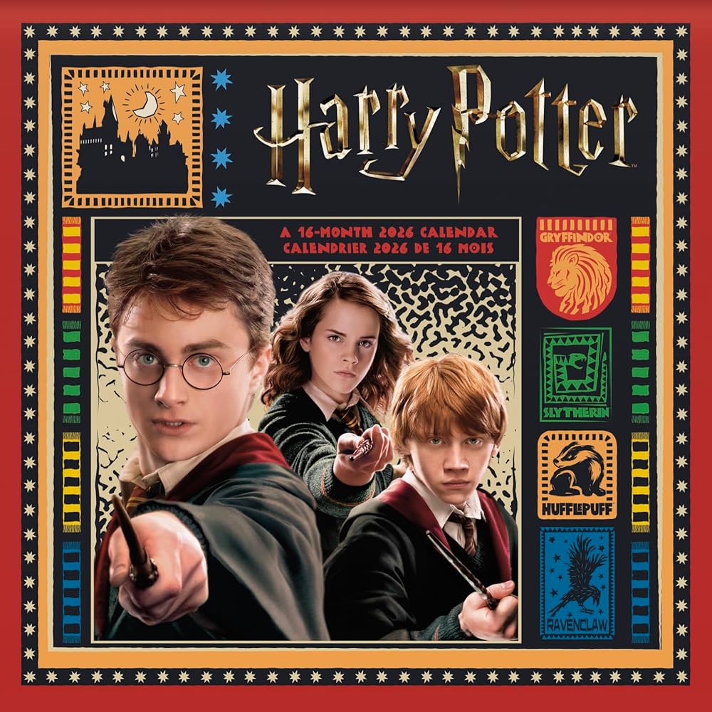 Amazon | 2026年ハリーポッター(バイリンガルフランス語)壁掛け