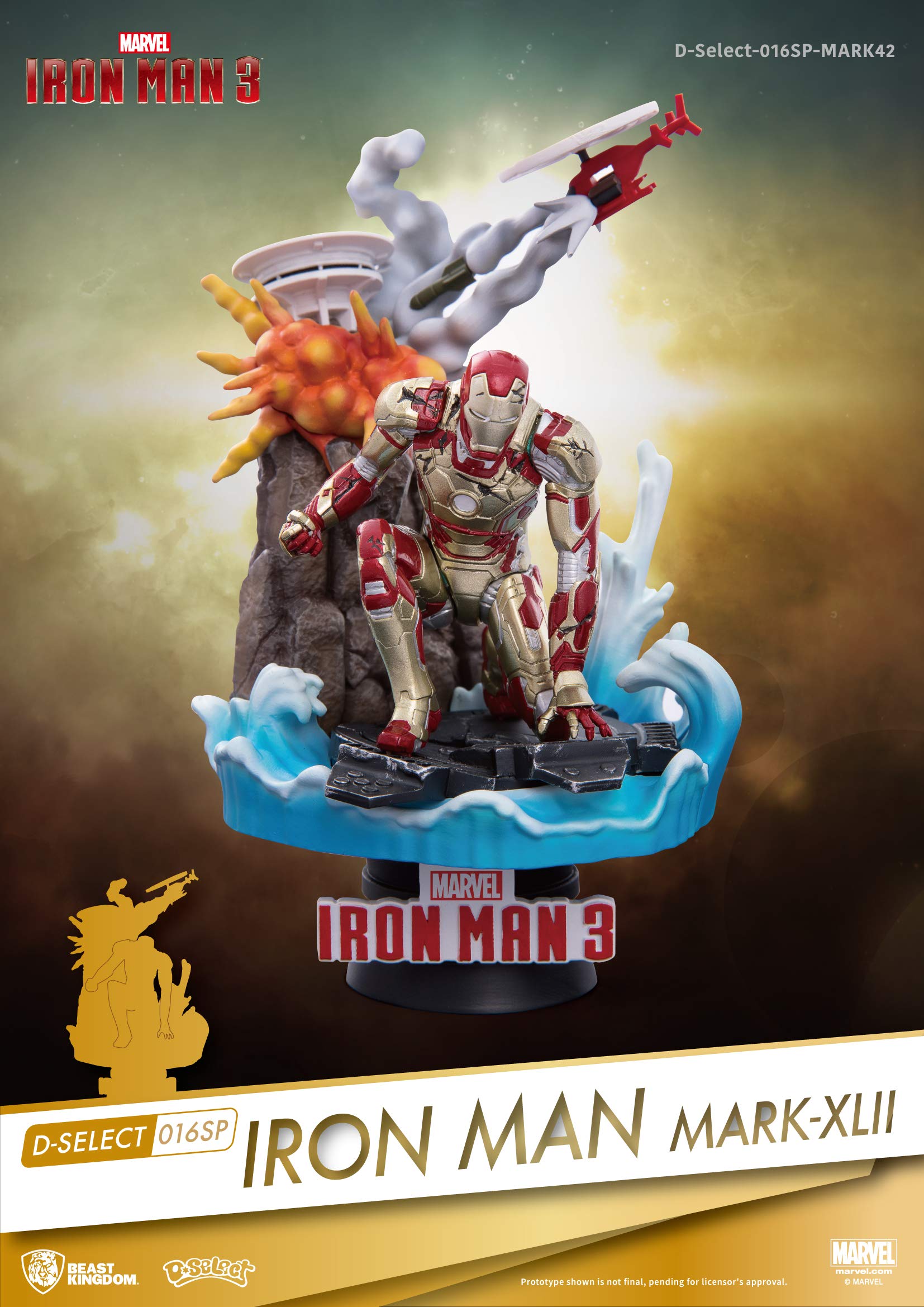 Amazon.com: Beast Kingdom Iron Man 3: Mark 42 DS-016SP D-Select