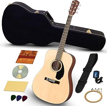 Amazon.com: Fender CD-60S Solid Top Dreadnought Acoustic Guitar