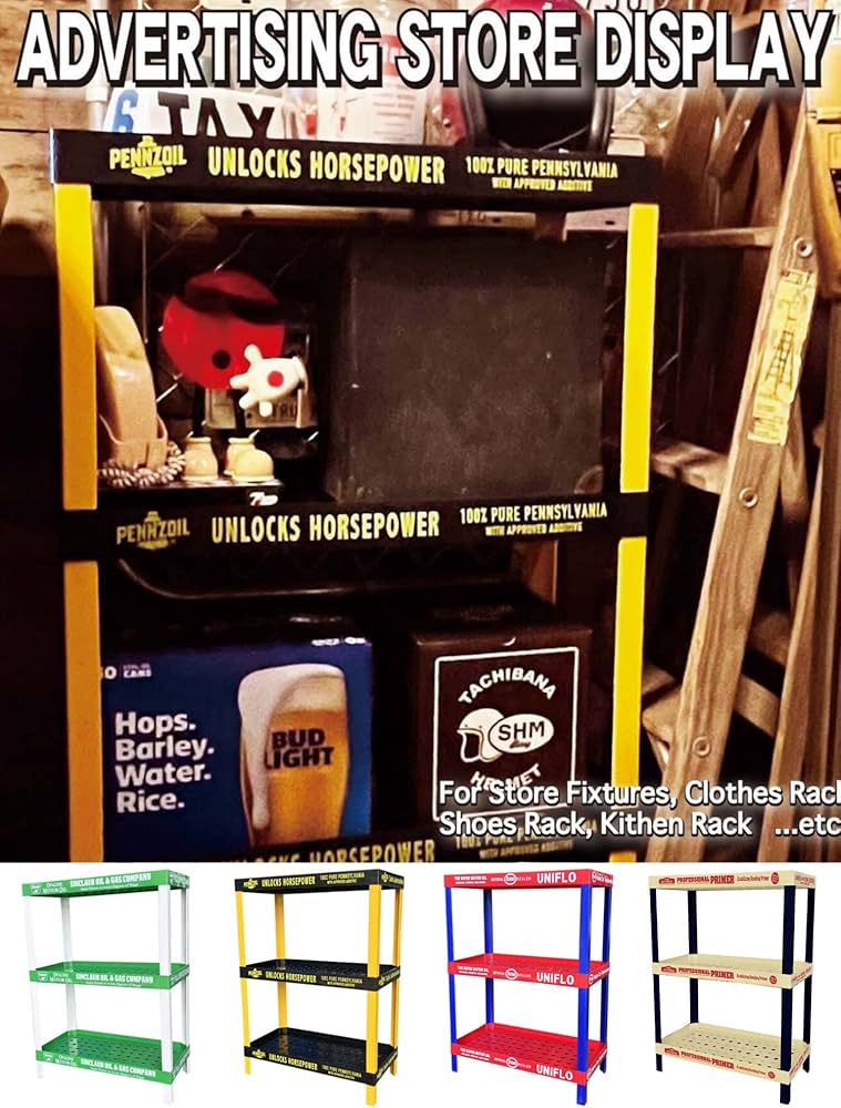 Amazon｜アメリカン アドバタイジング ストア ディスプレイ 棚