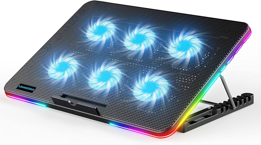 19-9ノートパソコンスタンド 冷却パッド ファン付きUSB即購入OK❣️ PC