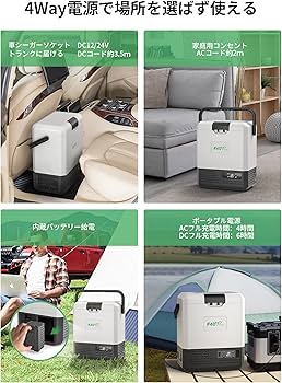 Amazon.co.jp: F40C4TMP 車載冷蔵庫 15L ポータブル冷蔵庫 【 二つの