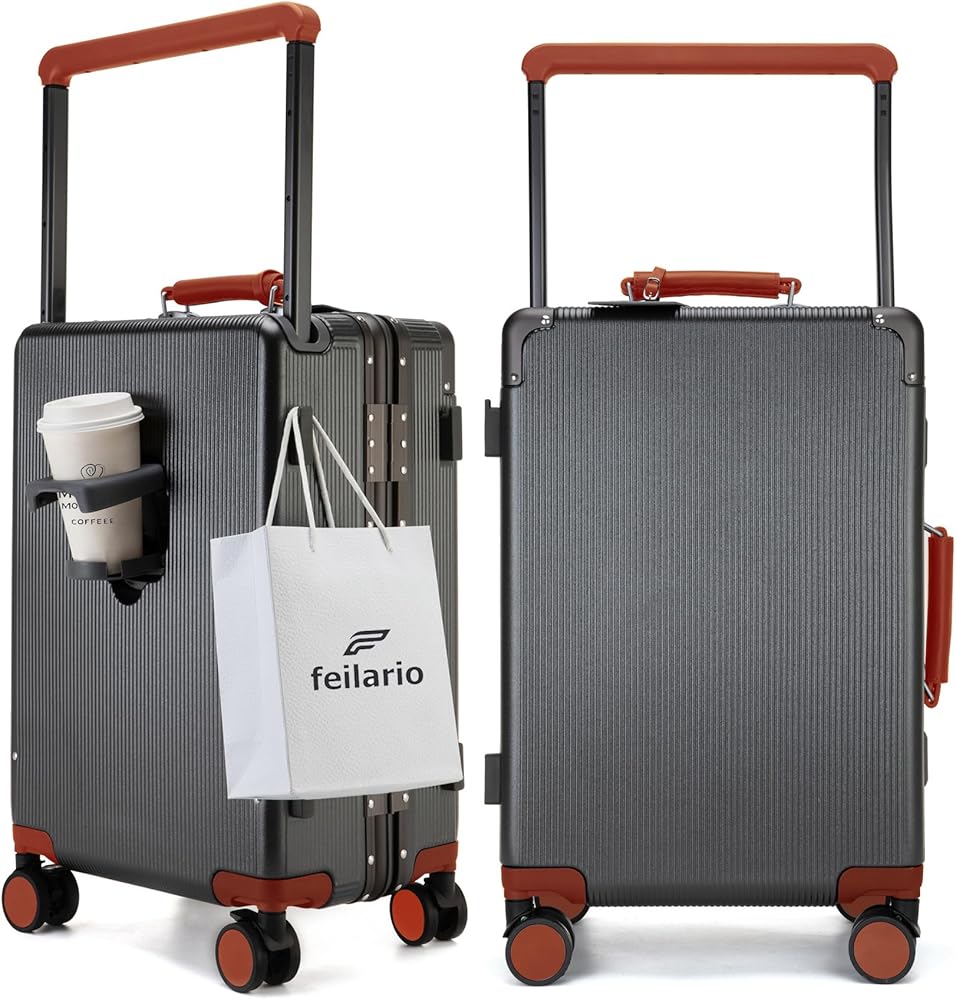 Amazon.com | feilario 20'' Aluminum Frame Wide Handle PC Hardside