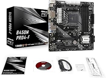Amazon | ASRock B450M PRO4-F ソケット AM4/ AMD Promontory B450