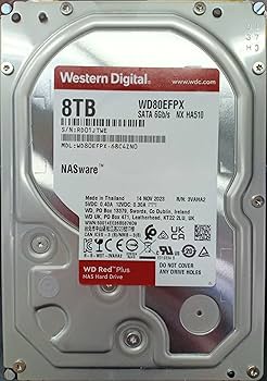 Amazon.com: Western Digital 8TB WD Red Plus NAS Internal Hard
