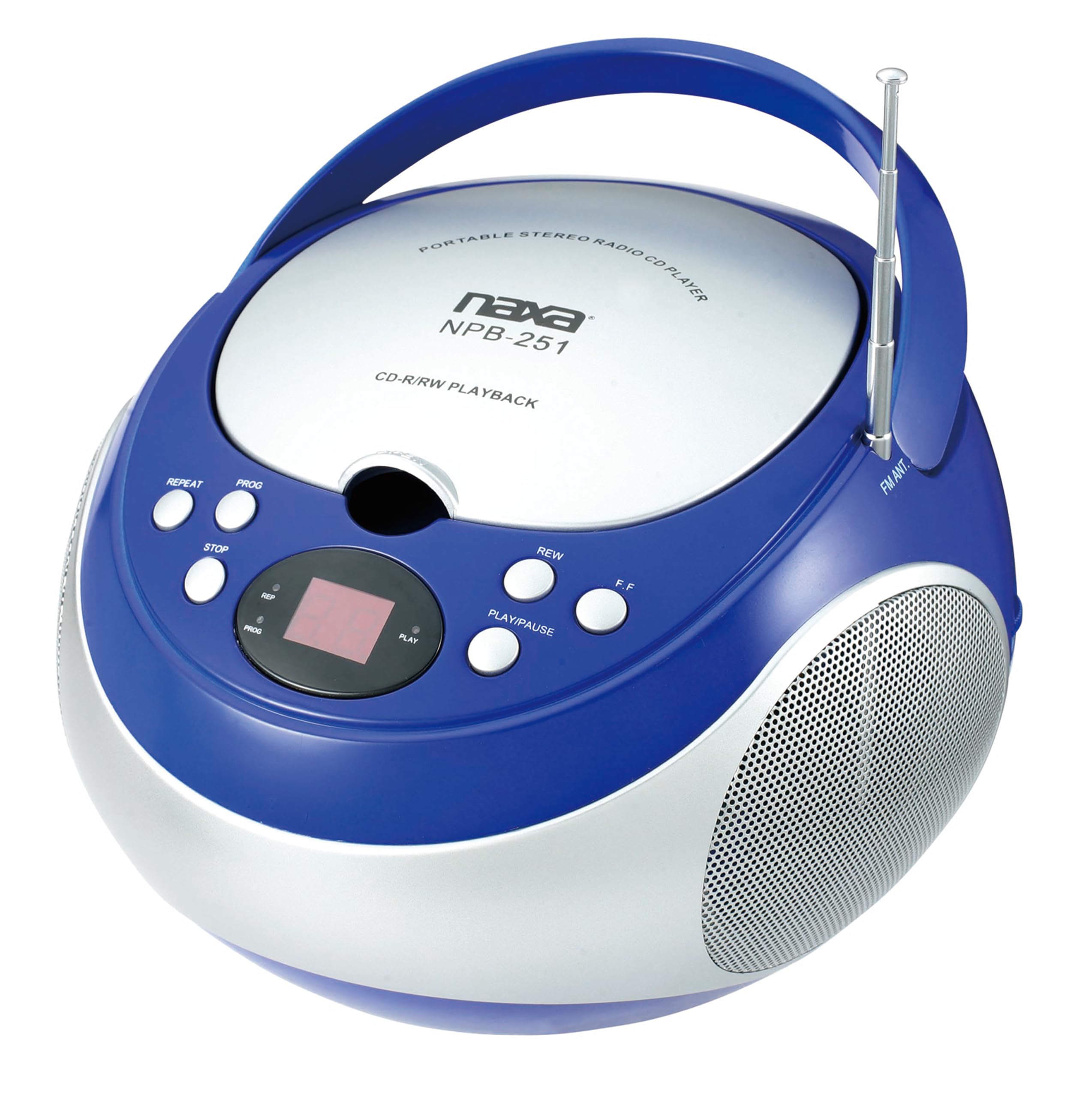 Amazon.com: Naxa Electronics NPB-251 Portable CD Player with AM/FM