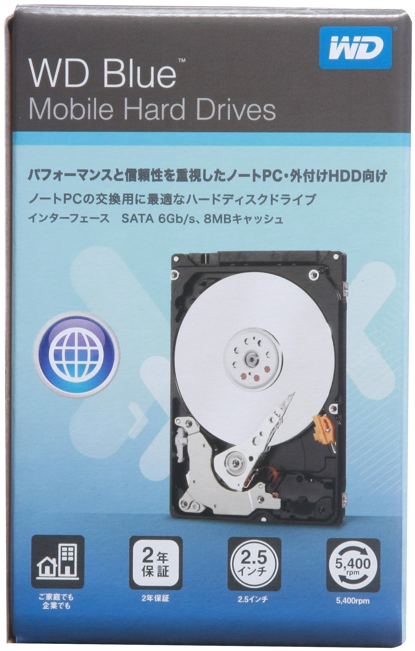 Amazon | WESTERN DIGITAL 2.5インチ内蔵HDD 1TB SATA6.0Gb/s 5400rpm