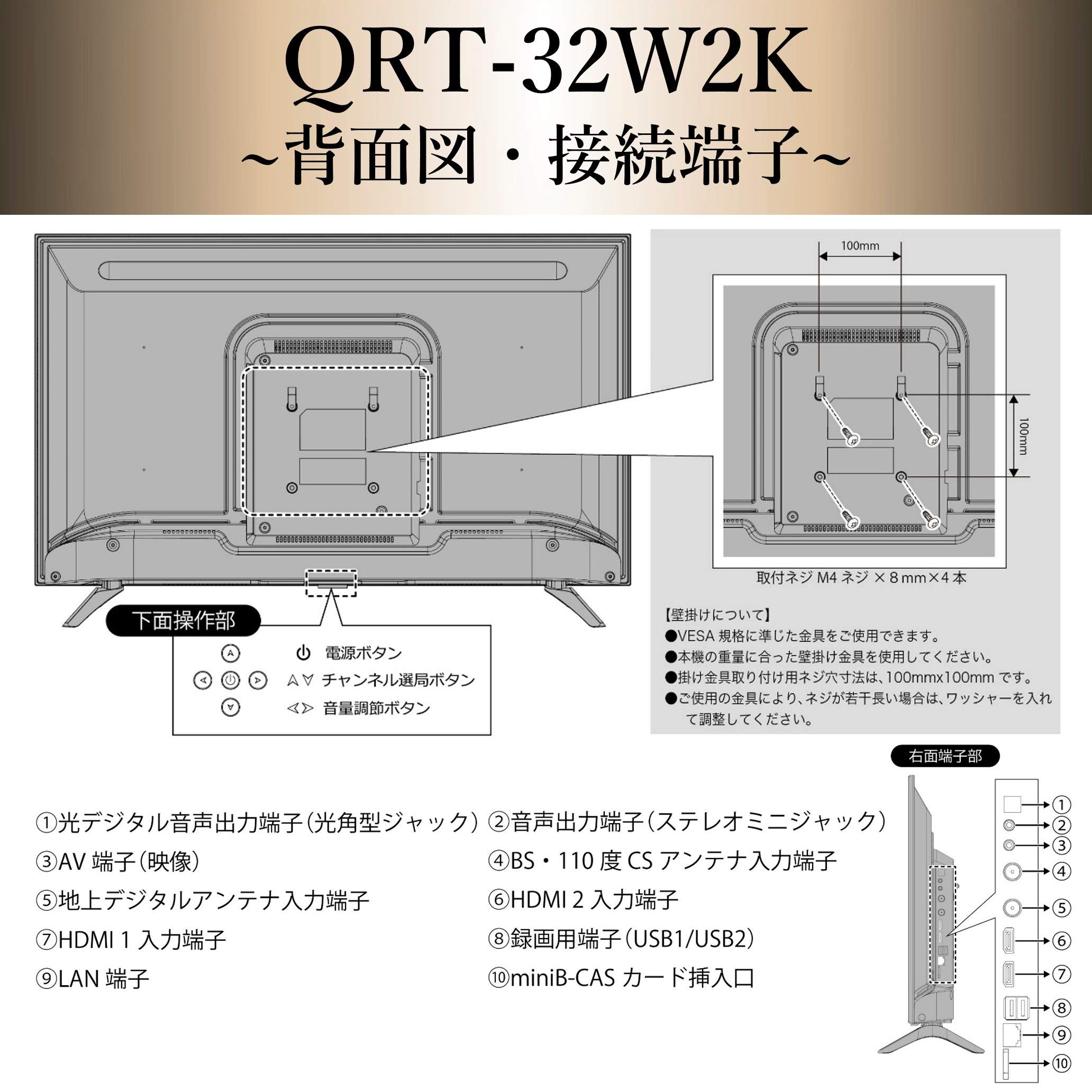 Amazon.co.jp: 山善 キュリオム 32V型 ハイビジョン 液晶テレビ (地上