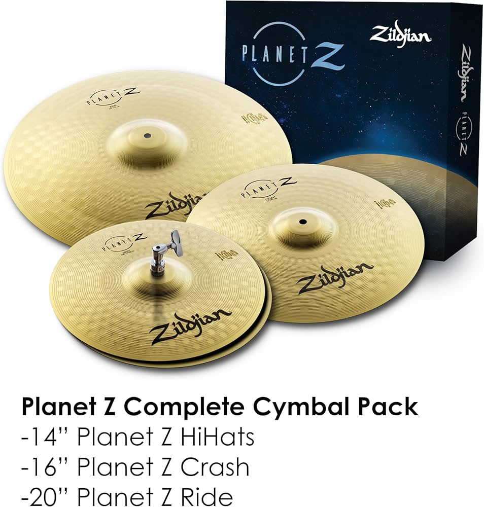 Zildjian ZP4PK-Planet Z Complete Cymbal Pack Set di Piatti per