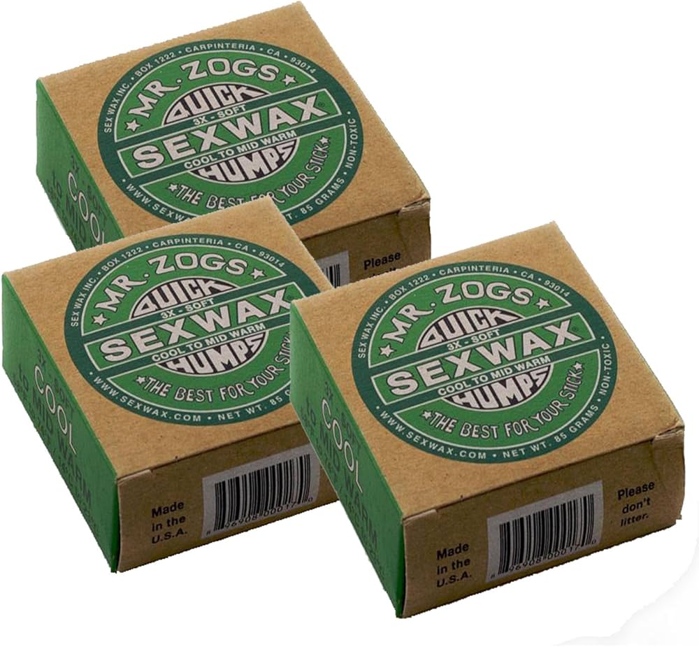 Amazon.com : Sex Wax Quick Humps Coconut (Choose Temperature) (3X