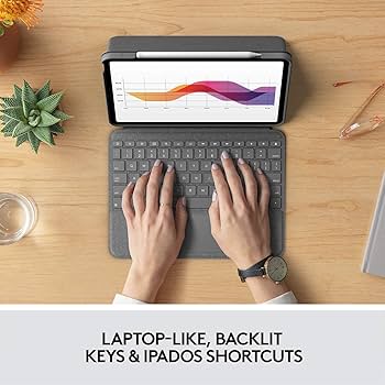 Amazon.com: Logitech Folio Touch iPad Keyboard Case with Trackpad