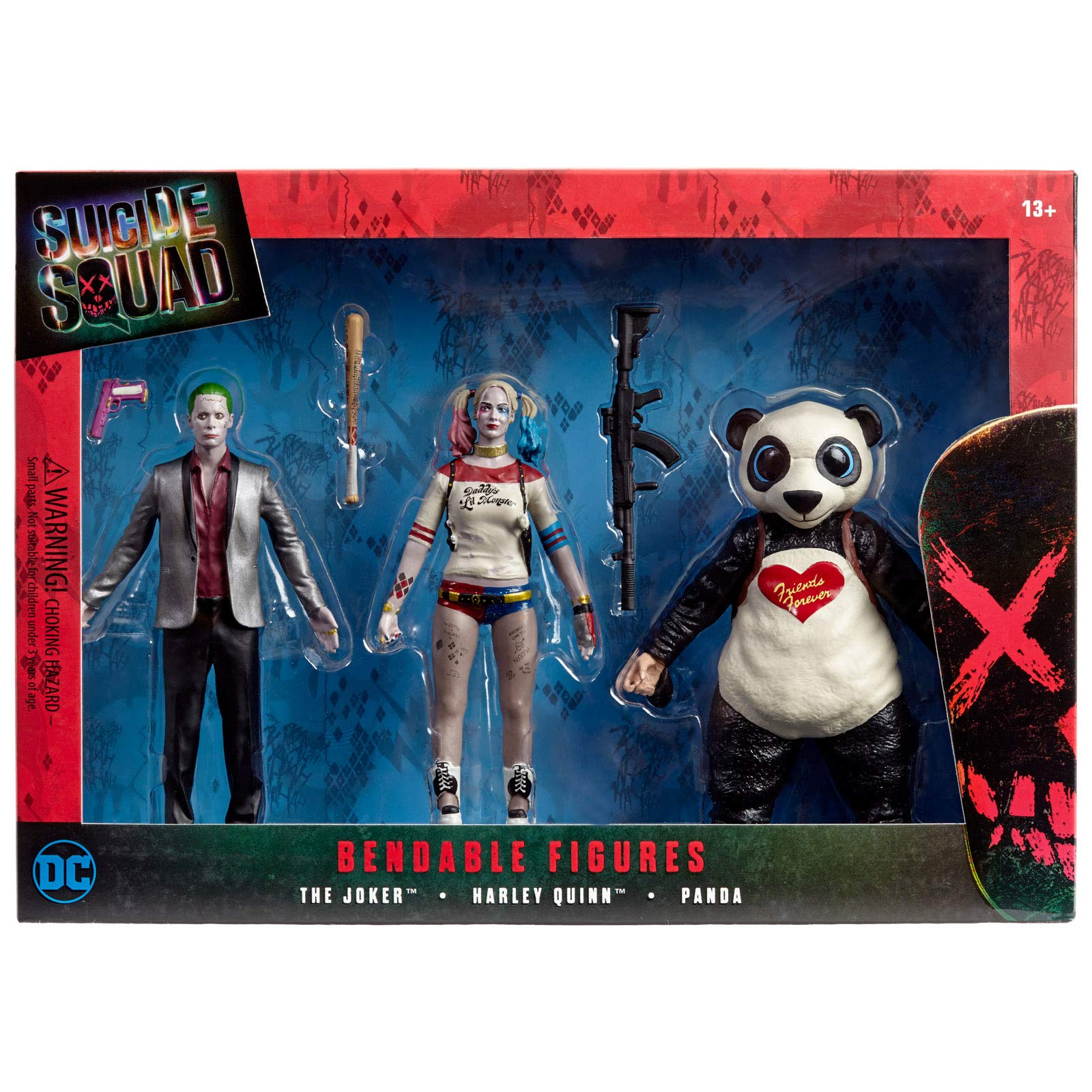 Amazon.com: Suicide Squad Bendable Action Figure Boxed Set : Toys