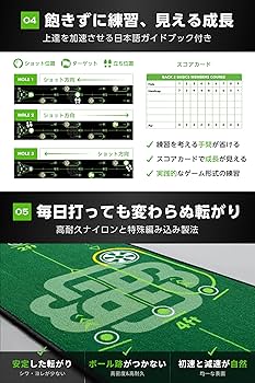 Amazon | BACK2BASICSGOLF パターマット パター練習マット パター練習