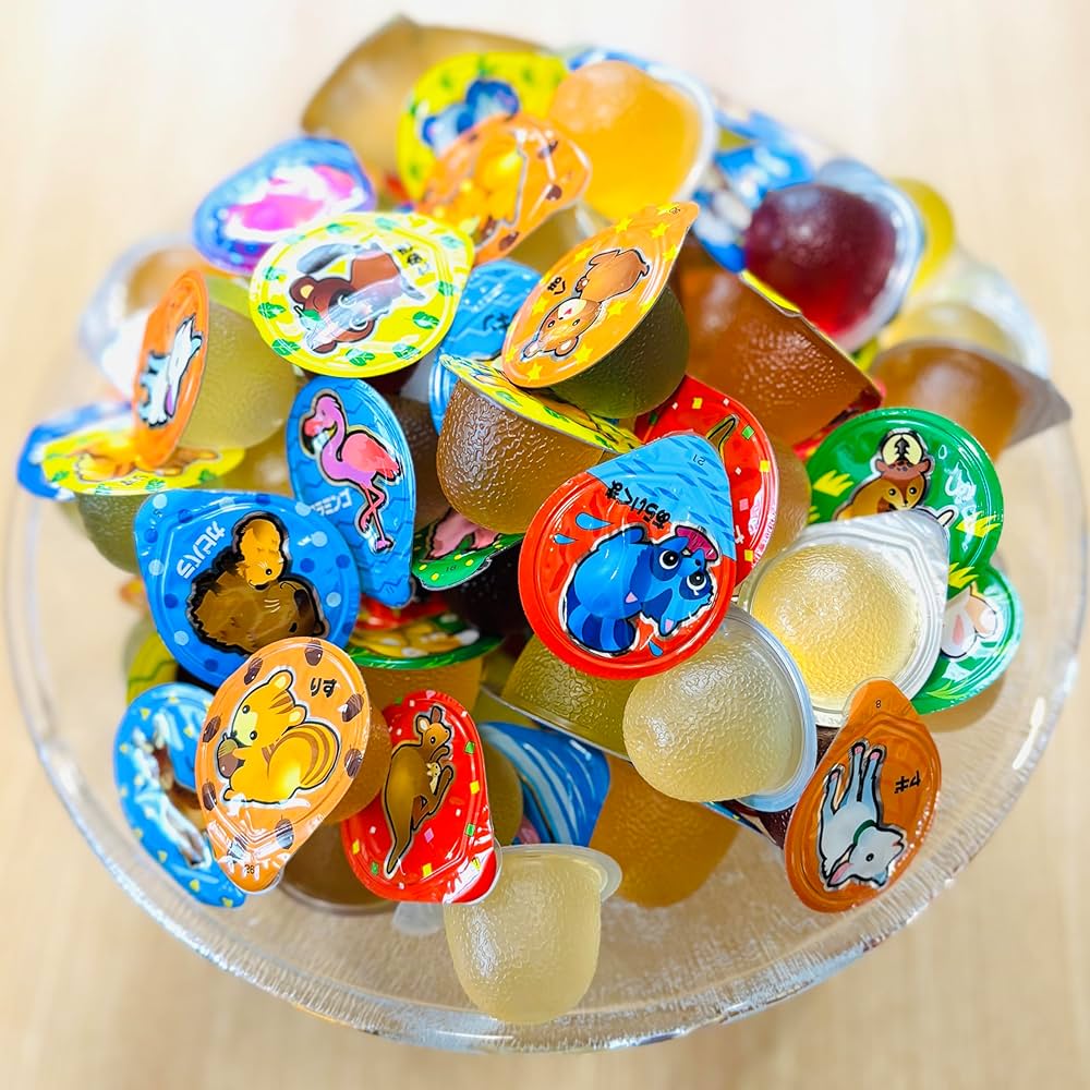 Amazon.co.jp: エースベーカリー どうぶつえんゼリー 業務用 100個入り