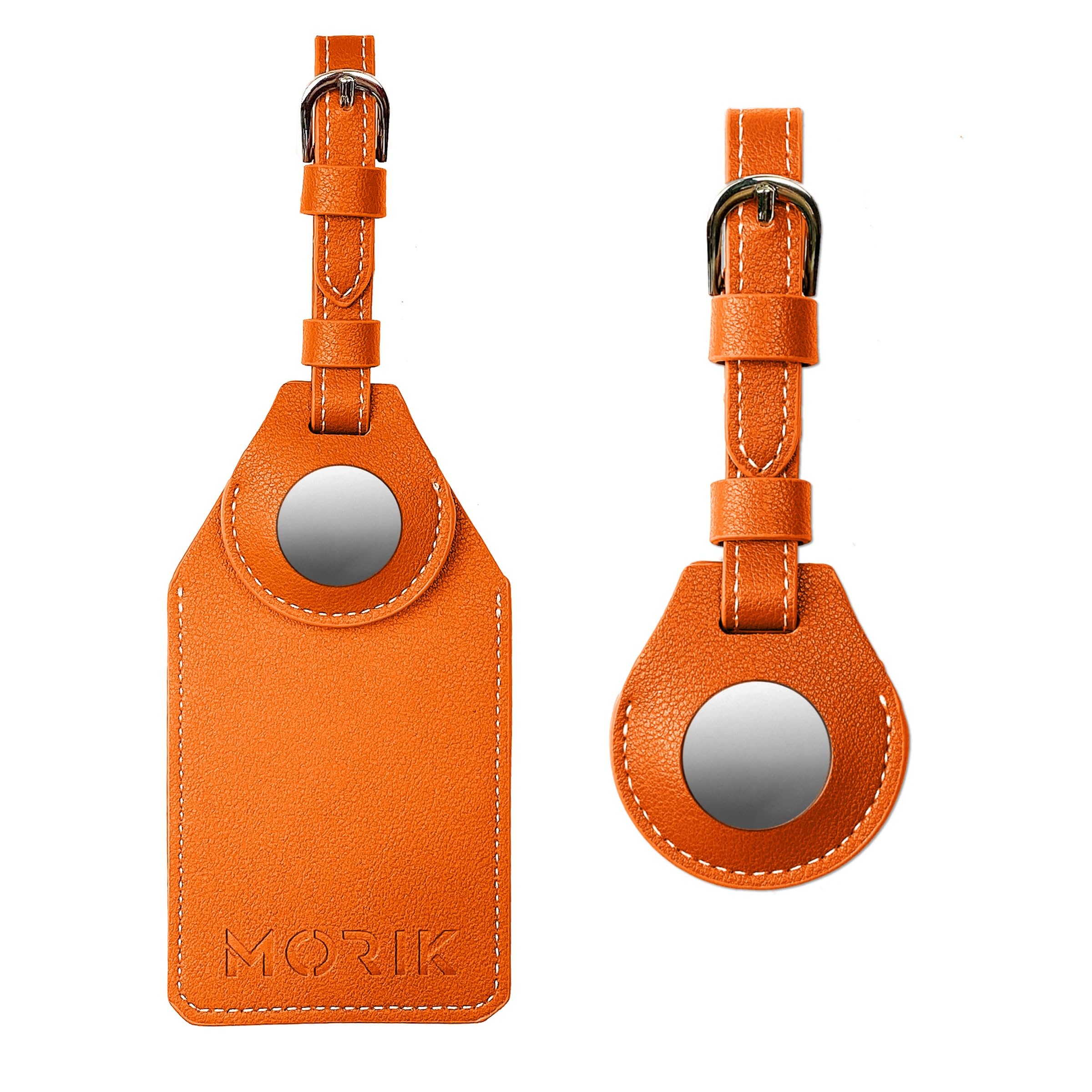 Amazon.com: MORIK Secret AirTag Leather Luggage Tag Tracking | TSA