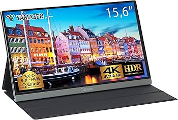 Amazon.co.jp: 山善 モバイルモニター 15.6インチ HDR 4K対応 モバイル