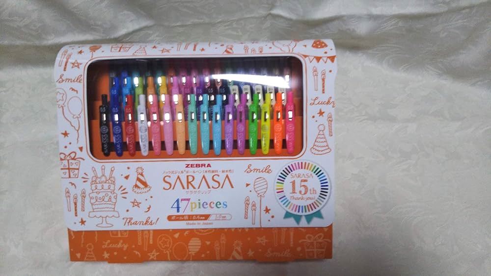 Amazon | ゼブラ ジェルボールペン サラサクリップ 47色 15周年限定