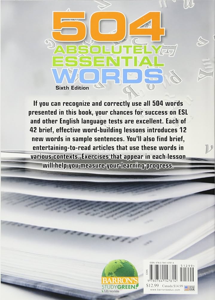 Amazon.com: 504 Absolutely Essential Words: 9780764147814