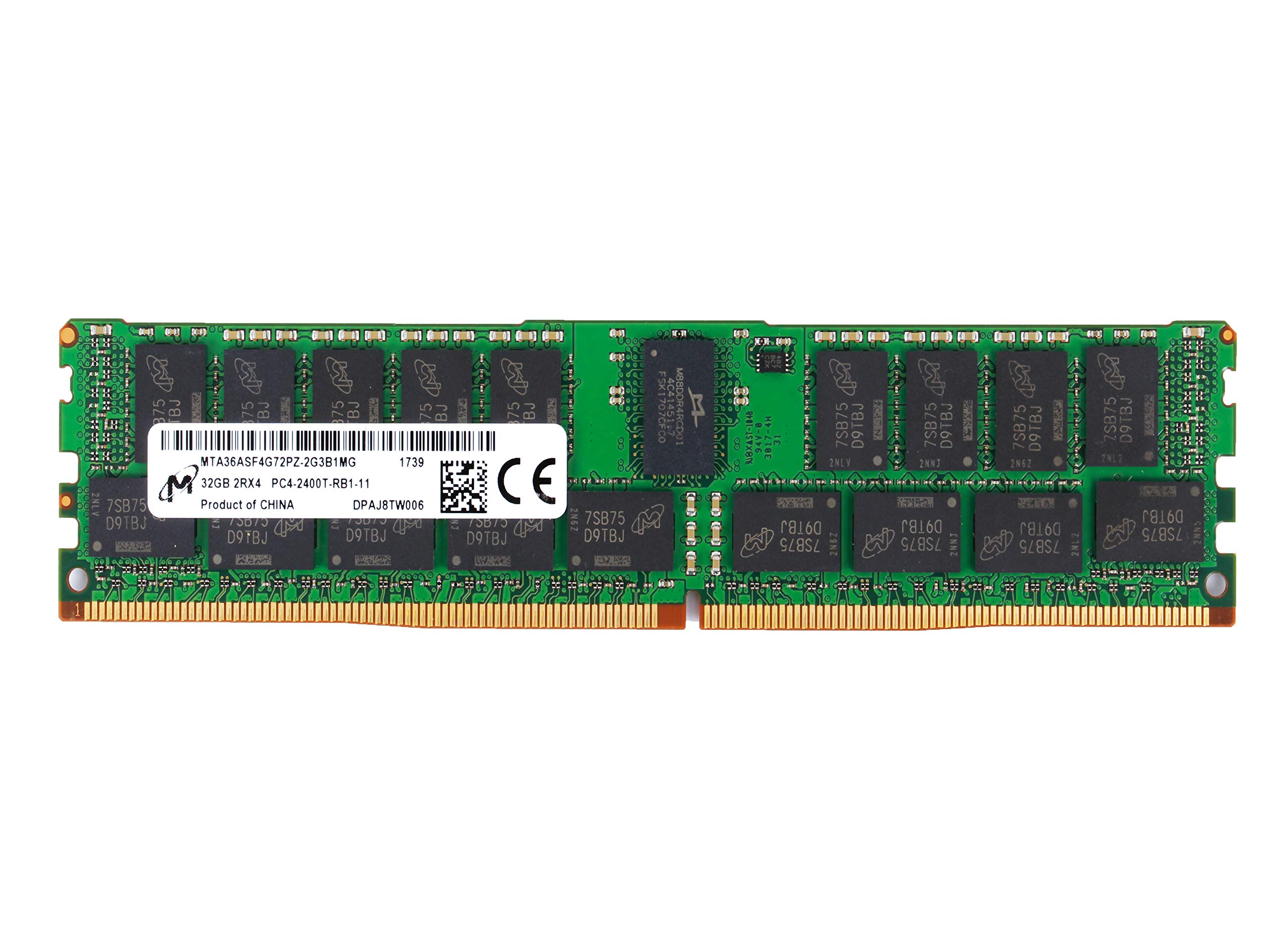 MICRON 32GB PC4-2400T-R Registered ECC 2RX4 Memory RDIMM
