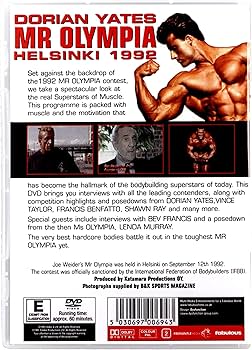 Dorian Yates: Mr Olympia - Helsinki 1992 [DVD]: Amazon.co.uk: DVD