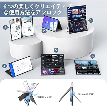 Amazon.co.jp: InnoView デュアル モバイルモニター 15.6インチ
