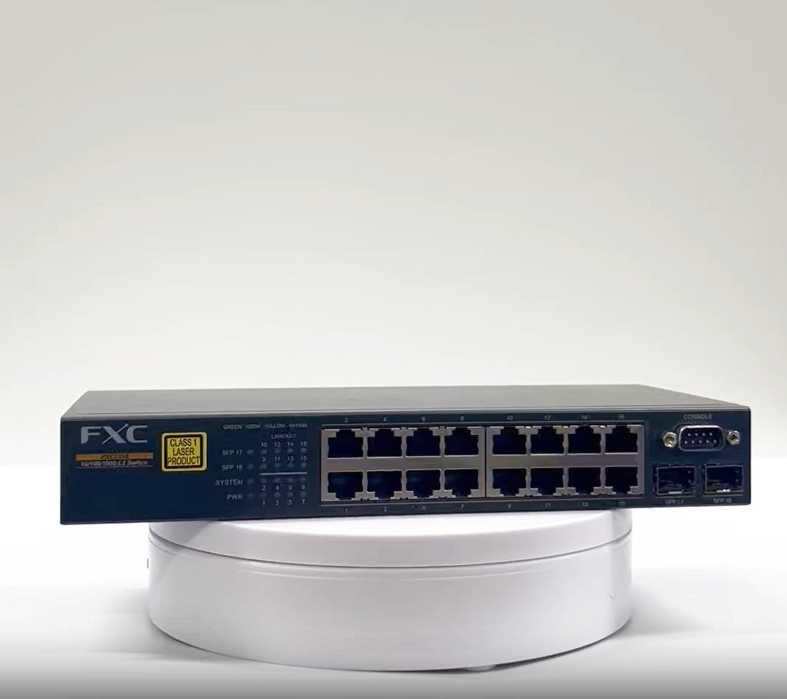 Amazon | FXC 18ポート ギガビット 管理機能付 レイヤ2 スイッチング