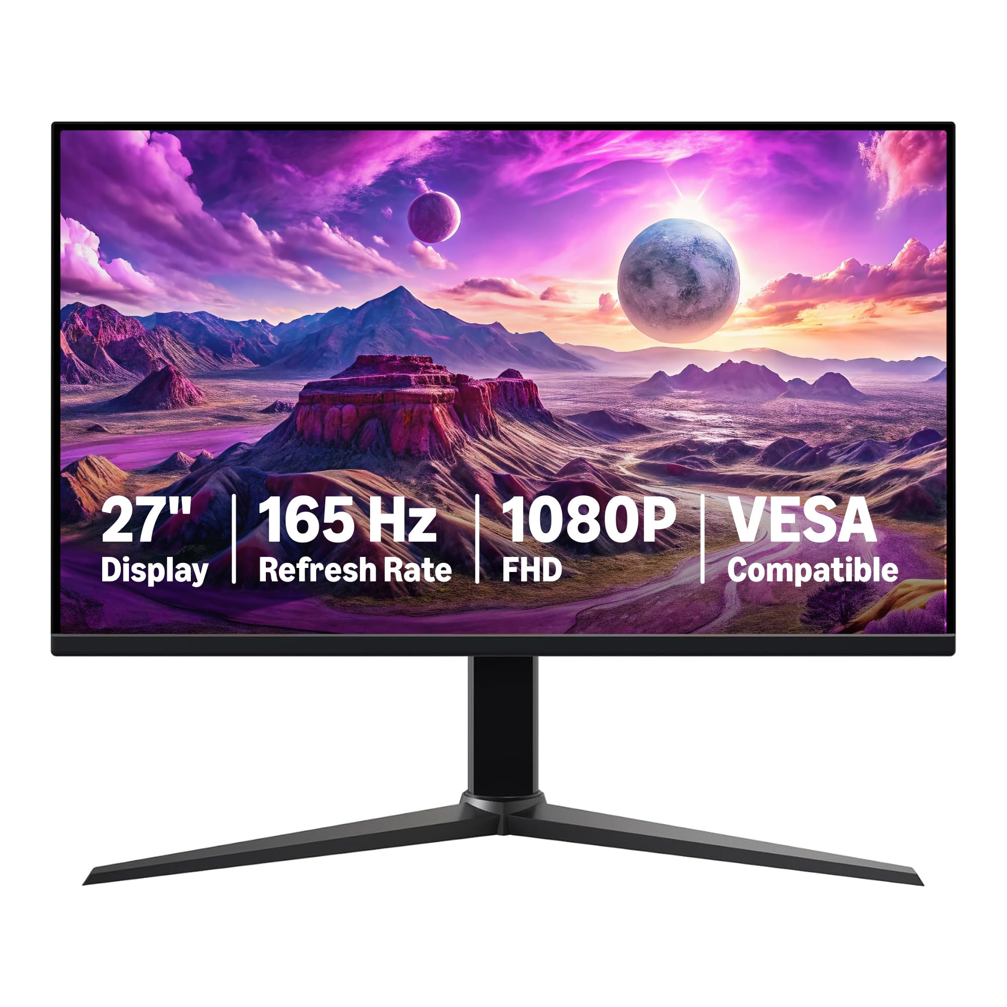 Amazon.com: Amazon Basics 27 inch Gaming Monitor, FHD 1080P, 165Hz
