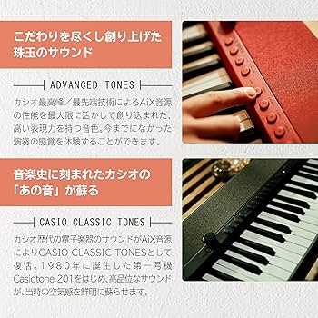 Amazon.co.jp: カシオ (CASIO) 電子キーボード Casiotone CT-S1 RD