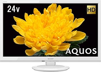 Amazon | シャープ AQUOS 24V型 ハイビジョン 液晶テレビ ホワイト LC
