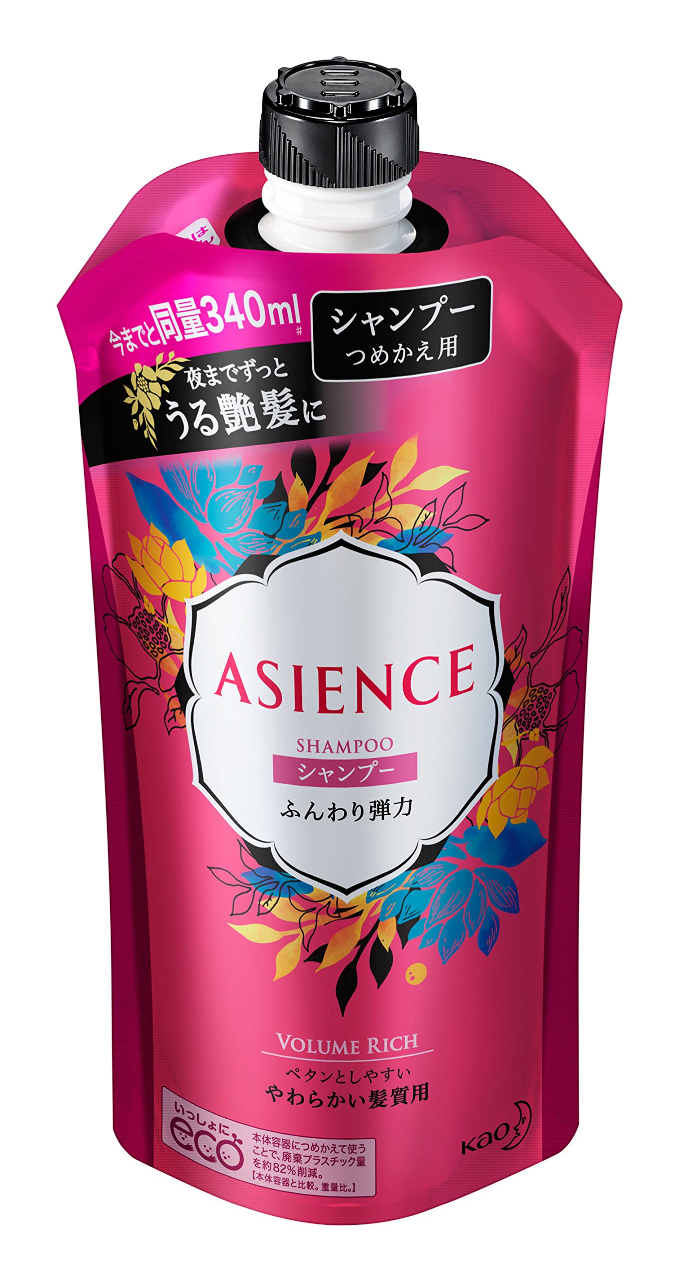 Amazon | アジエンス ふんわり弾力タイプ シャンプー つめかえ 340ml