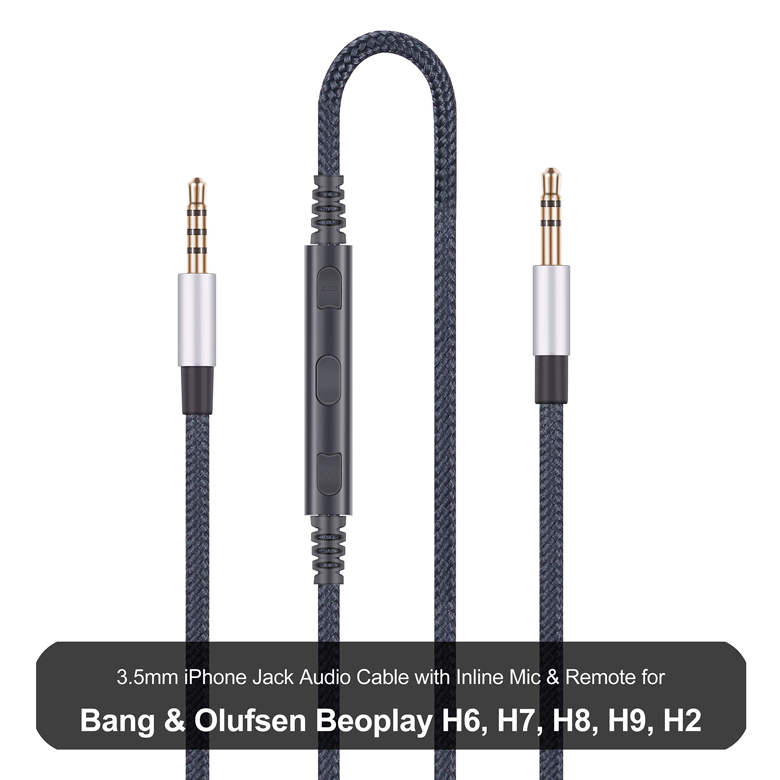 Amazon.com: Audio Replacement Cable with in-Line Mic Remote Volume