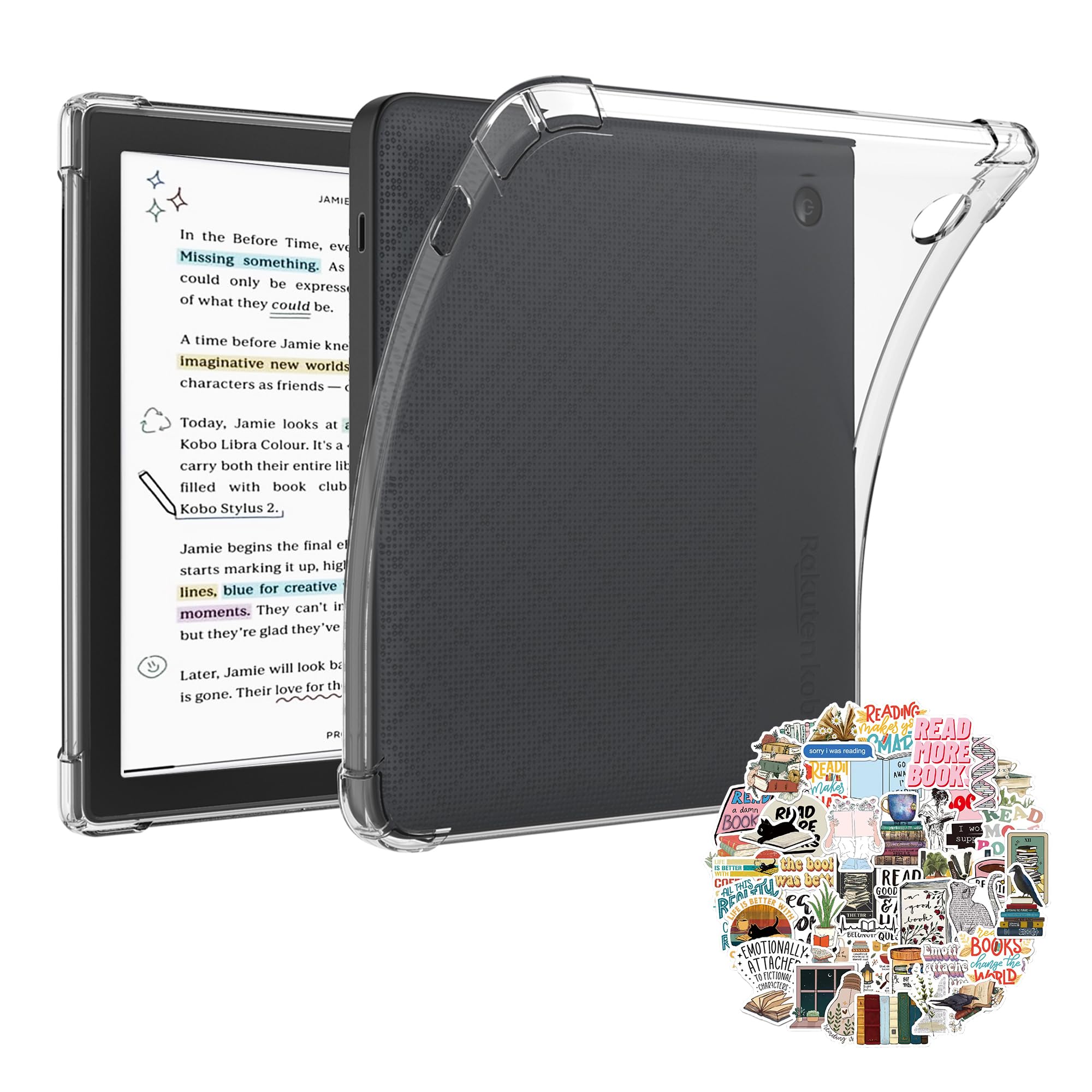 Amazon.com: Clear Case for 7 inch Kobo Libra Colour/Kobo Libra 2