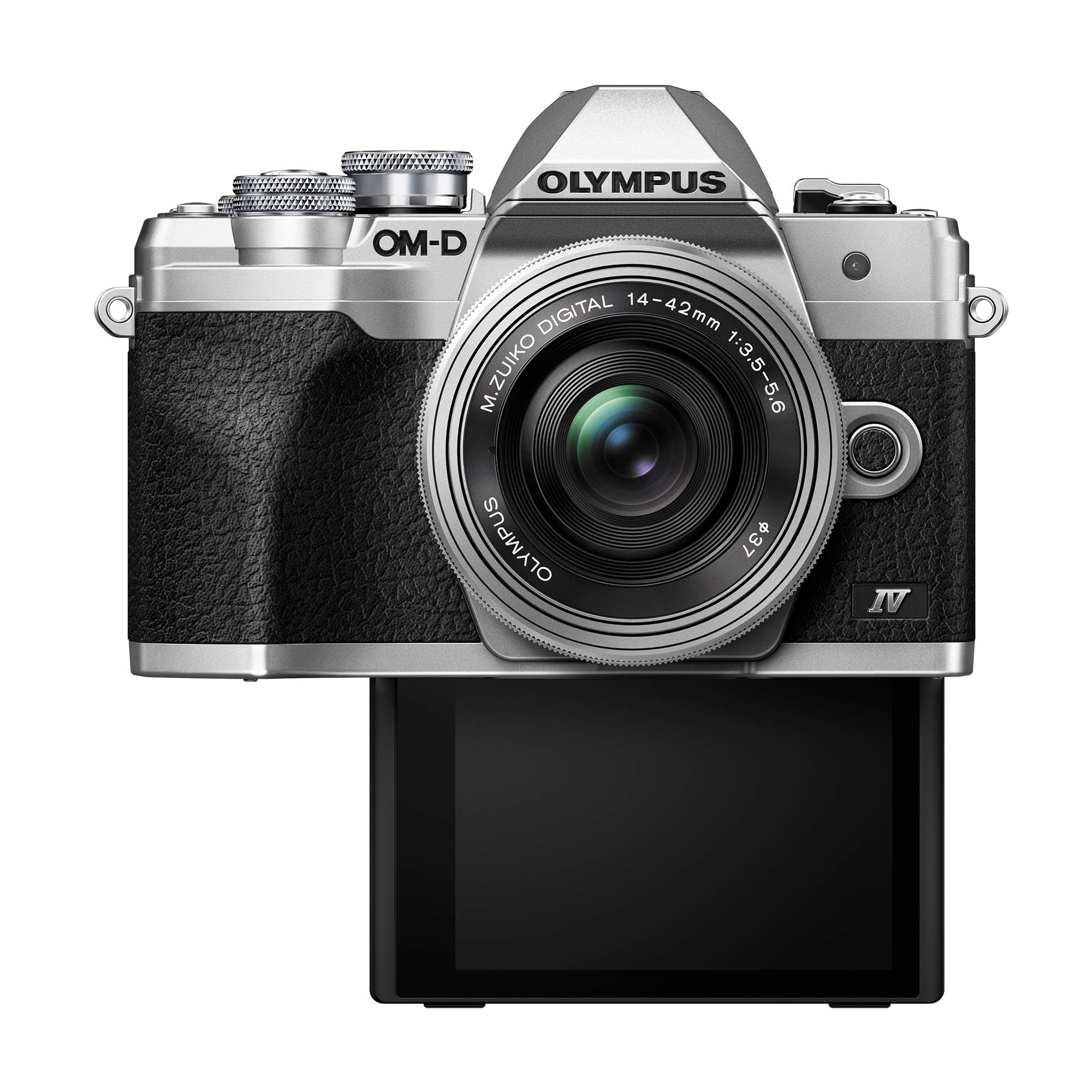 Olympus OM-D E-M10 Mark IV Corpo preto com kit de lentes M.Zuiko