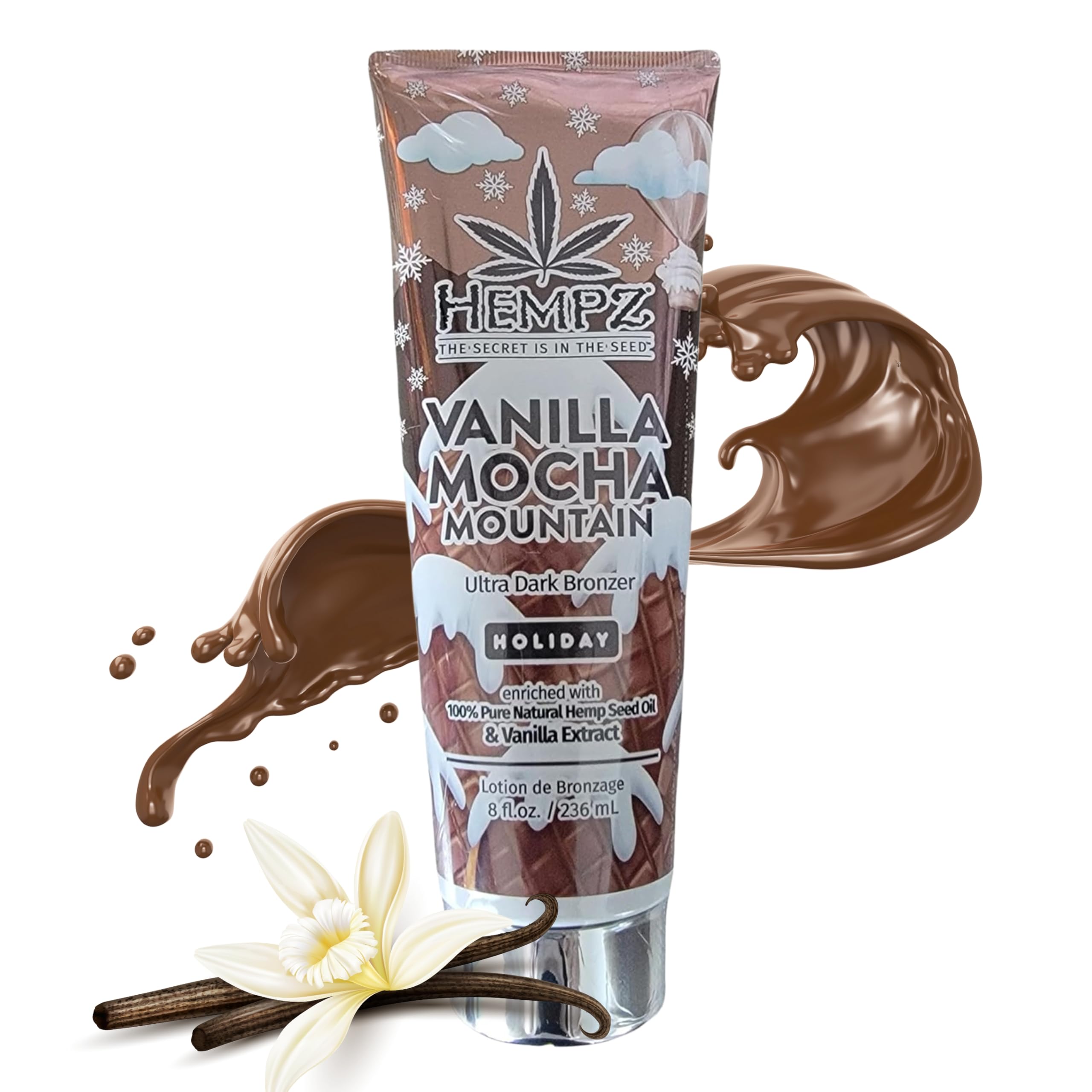 Amazon.com : Hempz Vanilla Mocha Mountain Ultra Dark Bronzer 8.5oz
