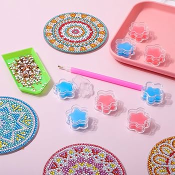 Amazon.co.jp: ダイヤモンドアートワックス 8ボックス スティッキー