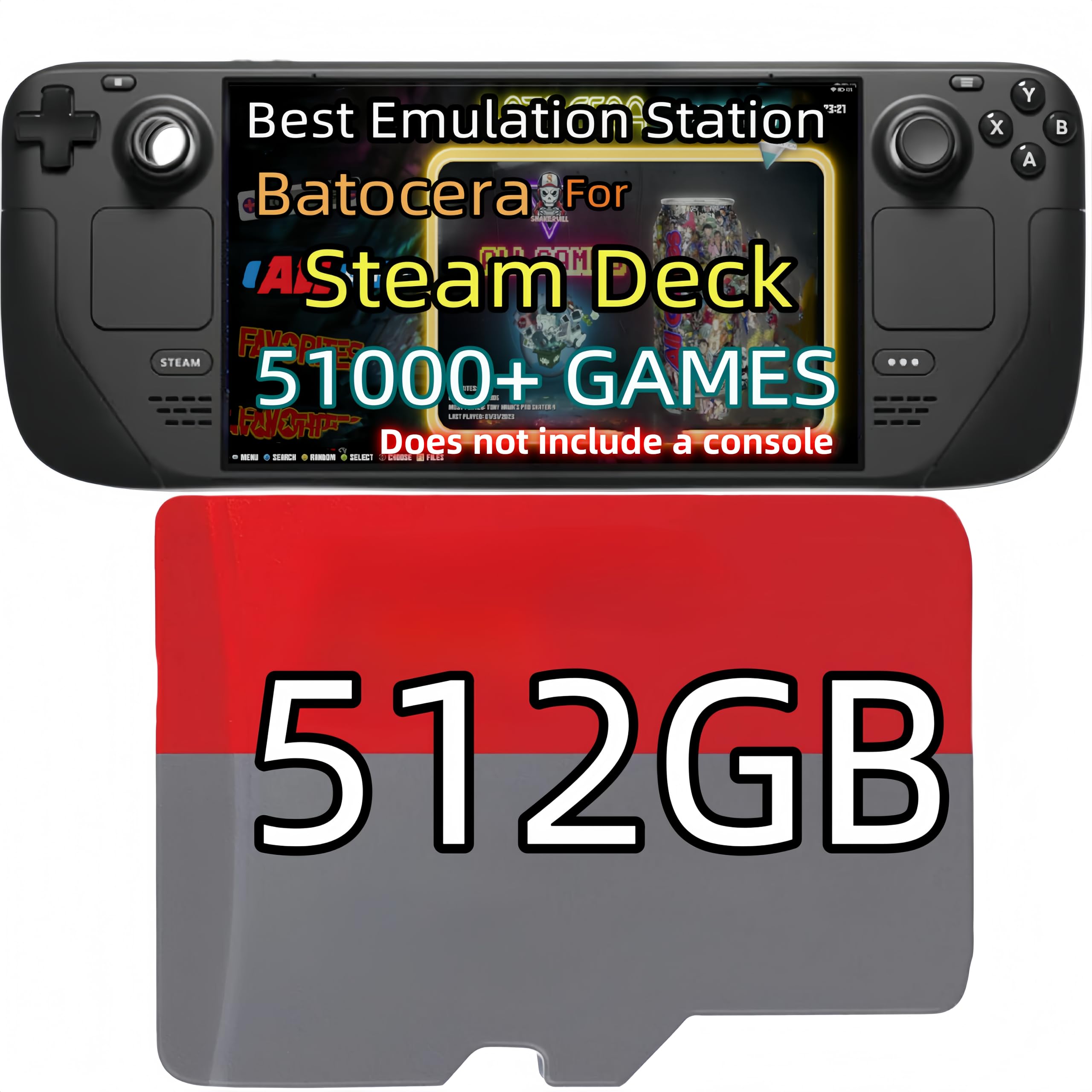 Amazon | 512GB マイクロSDカード Steamデッキ用 (OLEDバージョン対応