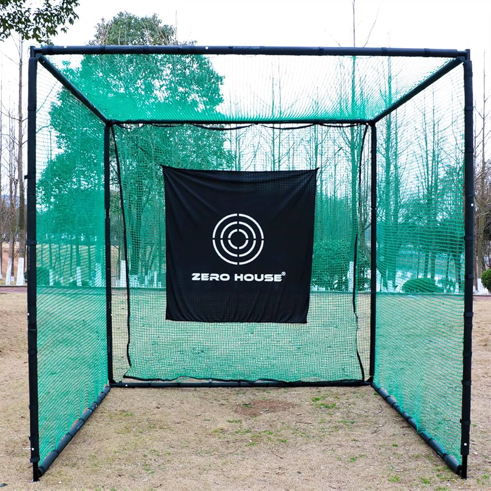 Amazon | 【サイズ選択可能】ゴルフ練習ネット 3M×3M×3M 2.5M×2.5M×2.5