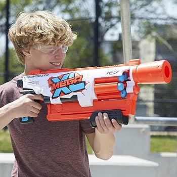 Amazon.co.jp: NERF Mega XL Boom Dozer Blaster, Largest Mega Darts