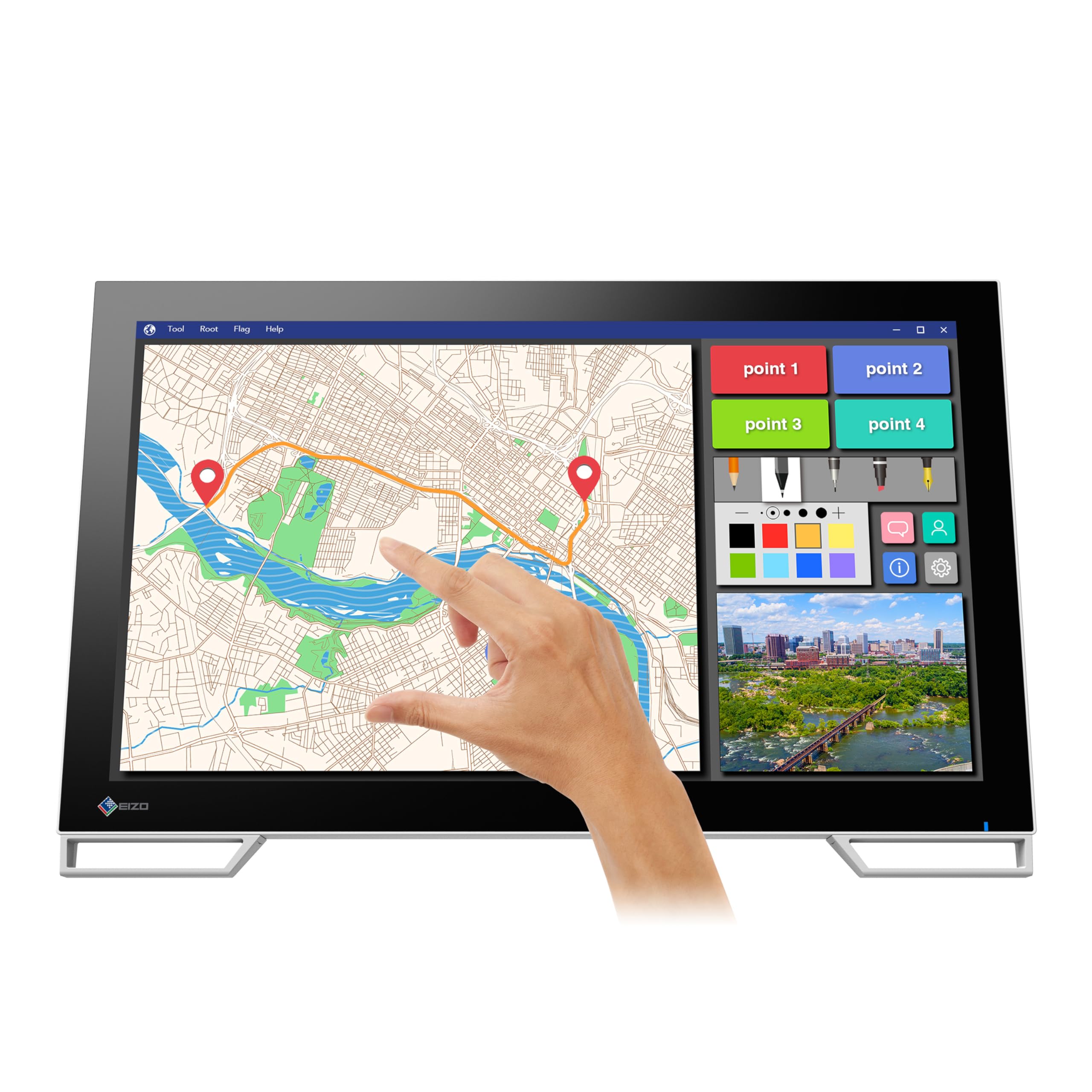 Amazon.co.jp: EIZO DuraVision FDF2182WT-LGY(21.5型タッチモニター