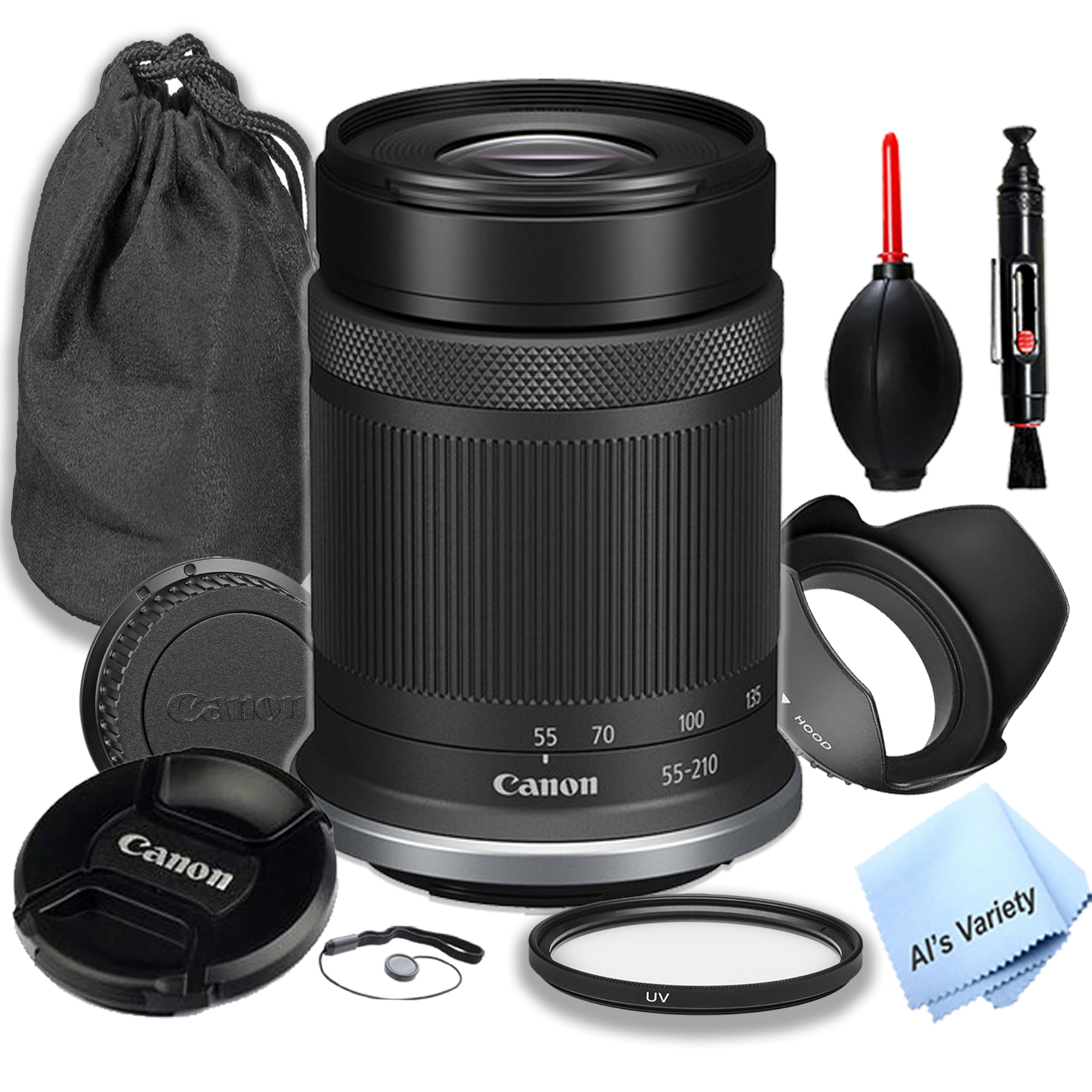 Amazon.com : Canon RF-S 55-210mm f/5-7.1 is STM Lens (Canon RF),UV