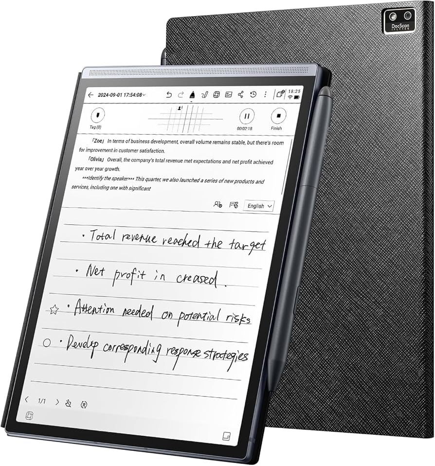 Amazon.com : iflytek AINOTE Air 2 Bundle – Stylus Pen & Folio Case