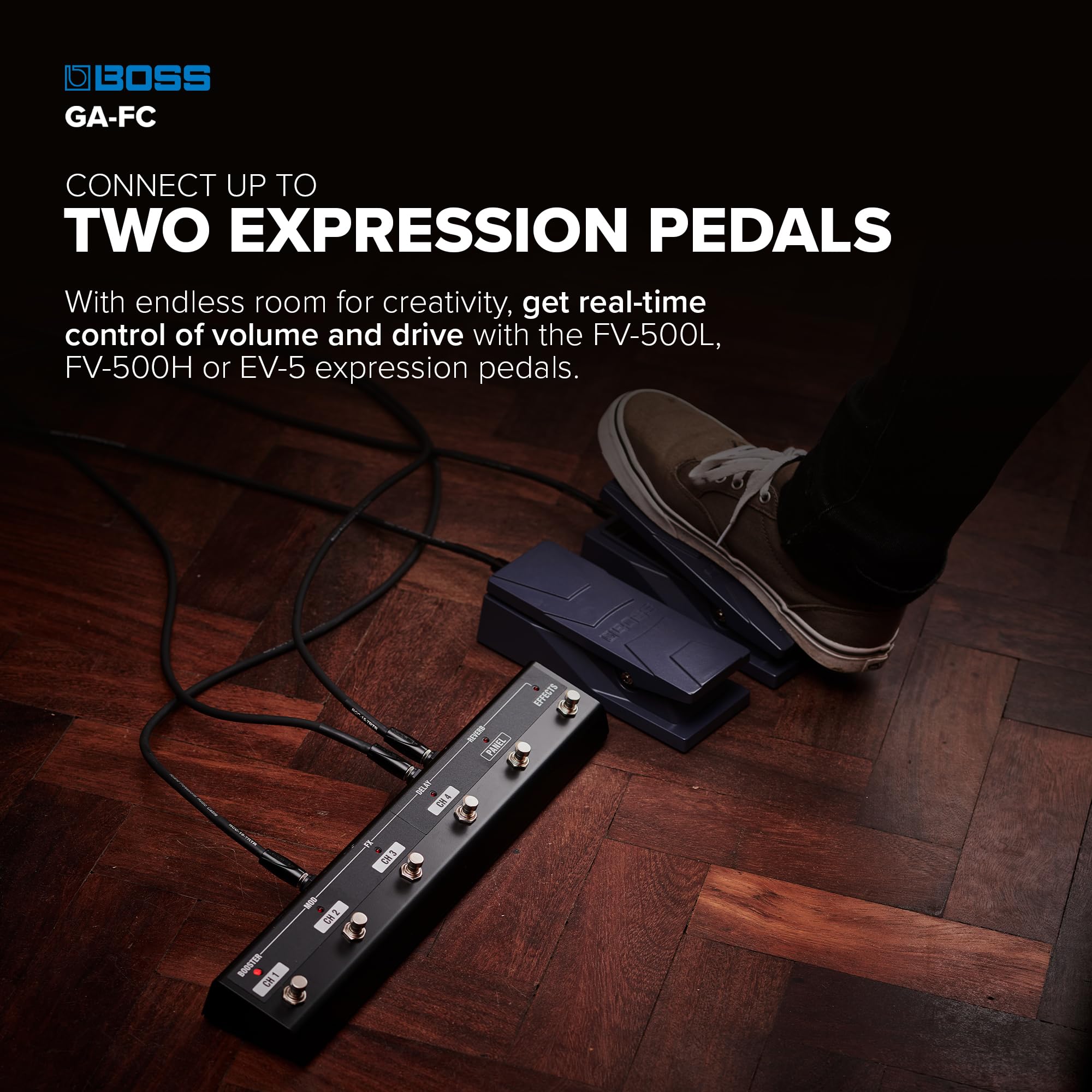 Amazon.com: BOSS GA-FC | 6-Button Foot Controller | Hands-Free