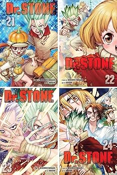 Dr. STONE Manga, Set of 26 Books. Vol. 1-26: Riichiro Inagaki