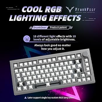 Amazon | DrunkDeer A75 ラピッドトリガー メカニカルキーボード