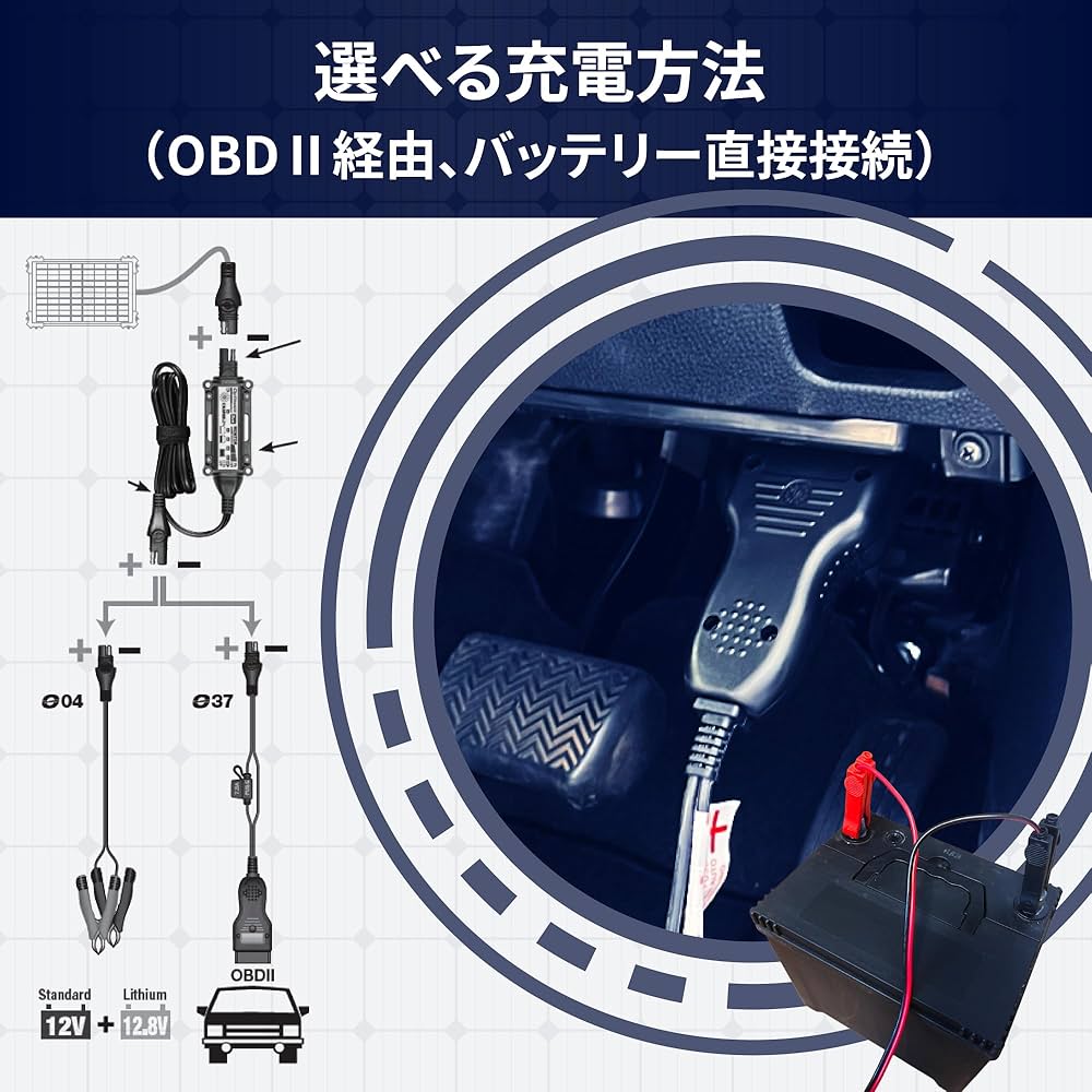 Amazon.co.jp: オプティメイトソーラーパルス30W /車用12V鉛・12.8V