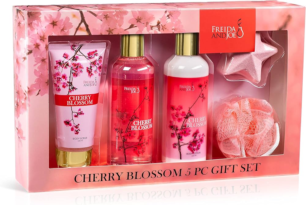 Amazon.com : Bath and Body Gift Basket For Women Cherry Blossom