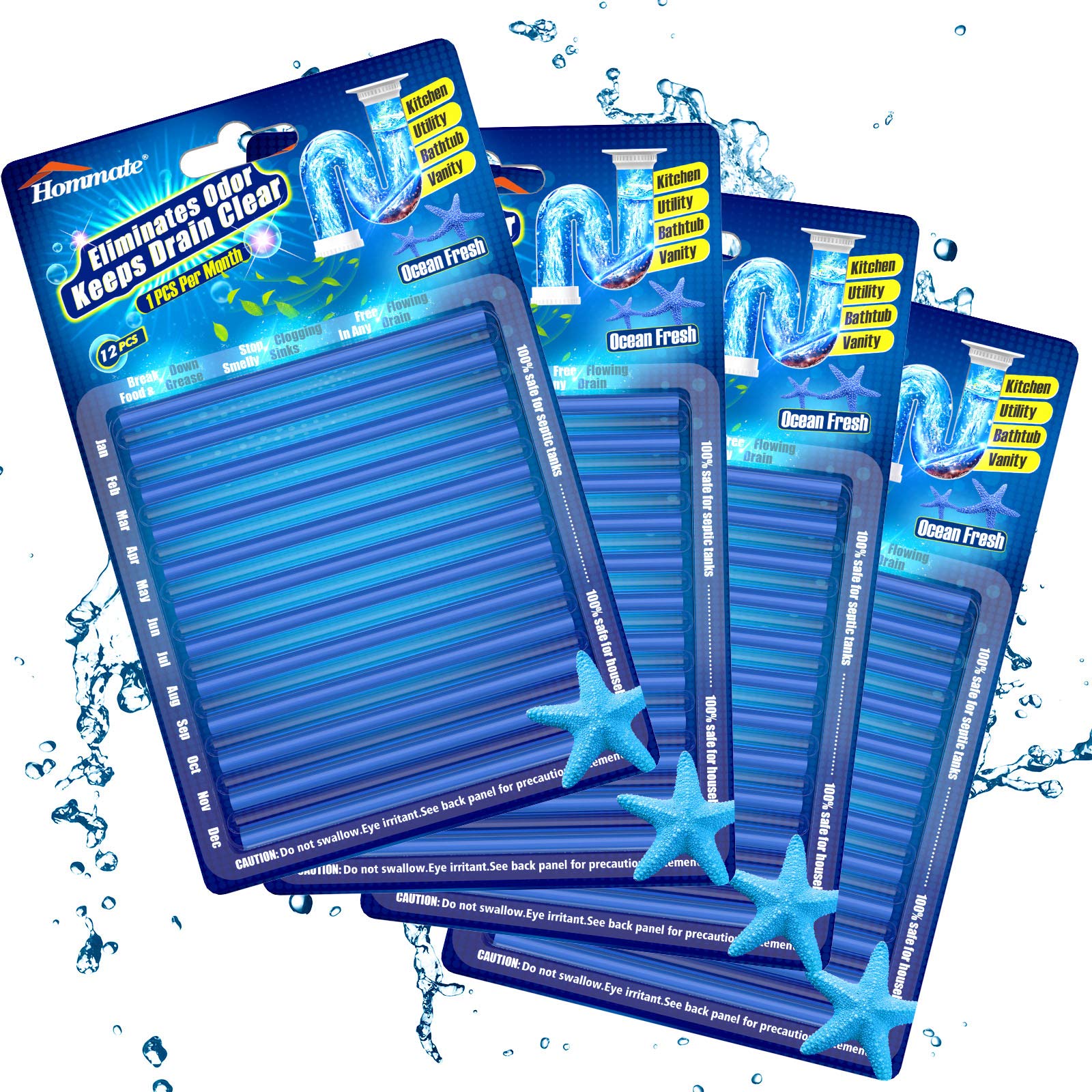 Amazon.com: Drain Sticks Drain Cleaner Sticks Keeps Drains and