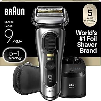 Amazon.co.jp: Braun Series 9 PRO+ 男性用電動カミソリ、5つのプロ